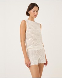 Peony - Pointelle Shorts