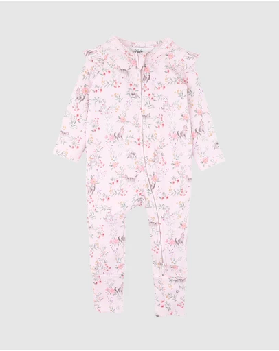 Bebe by Minihaha - Willa Organic LS Zipsuit - Babies