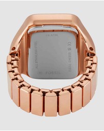 Fossil - Raquel Ring Rose Gold Tone Analogue Watch