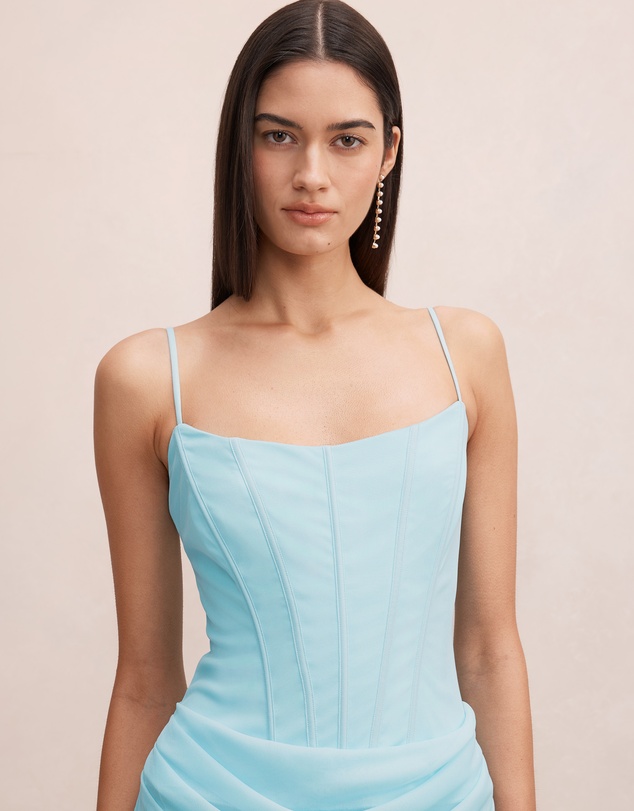 Forever New - Maeve Corset Mesh Maxi Dress