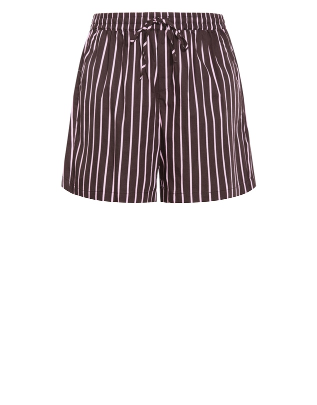 City Chic - Stassi Stripe Cotton Short