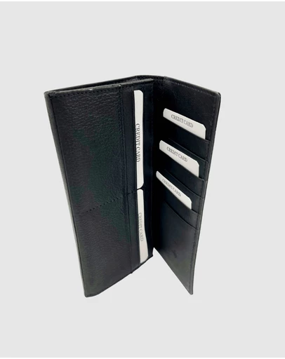Jacaru - Jacaru 5790 Kangaroo Leather Slim Purse