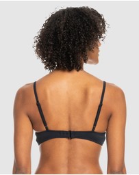 Roxy - Womens Rib Roxy Love The Surf Knot Bikini Top