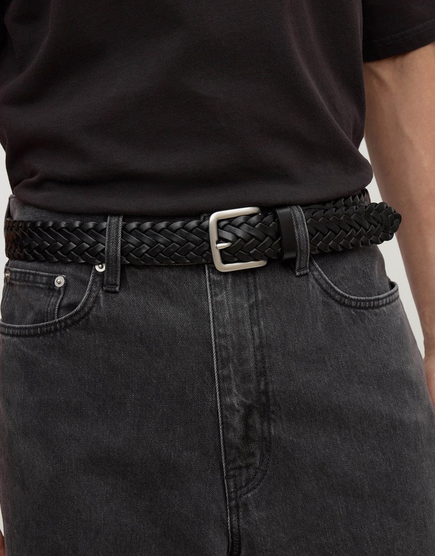 Assembly Label - Leather Braided Belt