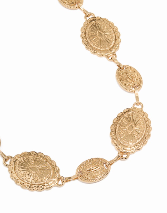 Lovisa - Gold Western Oval Belt