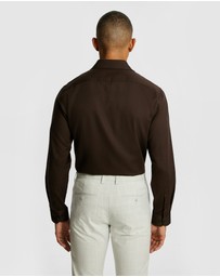 yd. - Nightfall Cotton Herringbone Regular Fit Shirt