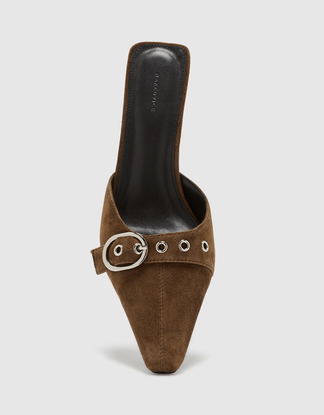 Nakedvice - The Sienna Cocoa Suede Heel
