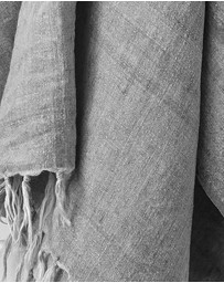 Aura Home - Linen Fringe Throw