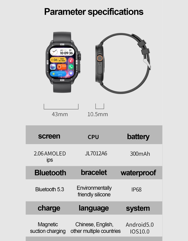 TONY+WILL - Smart Watch