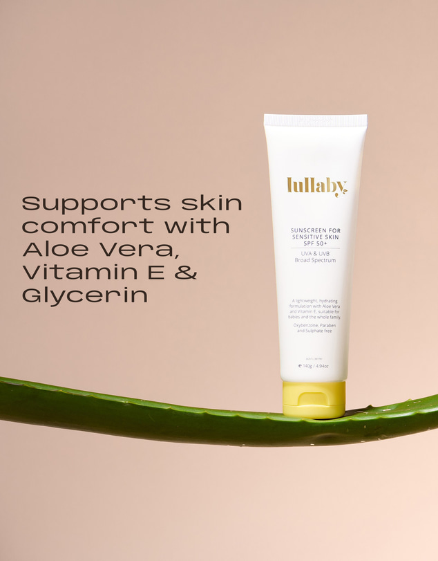 Lullaby Skincare - Sensitive Skin Sunscreen SPF50+ 140g