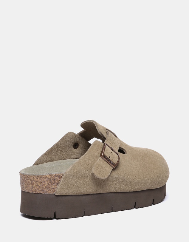 EVERAU - EverAU Ugg Brooklyn Platform Cow Suede Upper Clogs