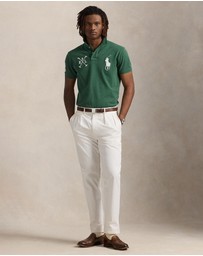 Polo Ralph Lauren - Custom Slim Fit Big Pony Mesh Polo Shirt