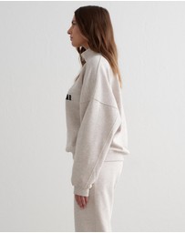 Aim'n - Varsity Half Zip Sweatshirt