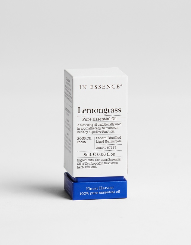 In Essence - In Essence Lemongrass Pure Essential Oil 8ml