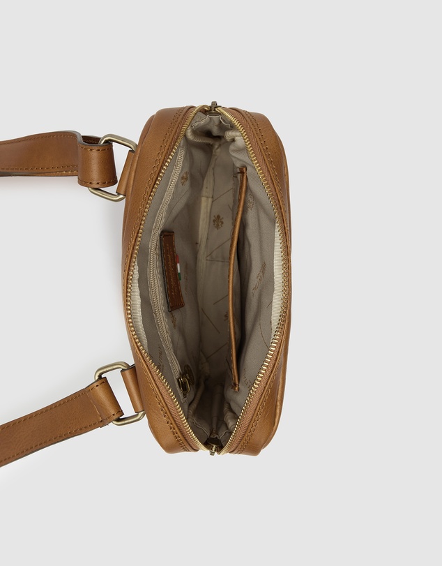 Republic of Florence - Gaius Tan Leather Satchel Bag