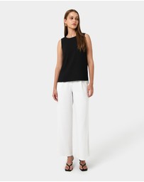 Forcast - Tess Round Neck Top