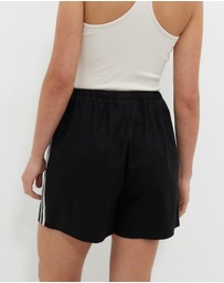 Calli - Relaxed Stripe Detail Shorts