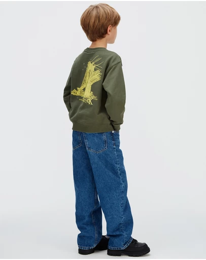 Calvin Klein Jeans - Boys Relaxed Back Print Sweatshirt