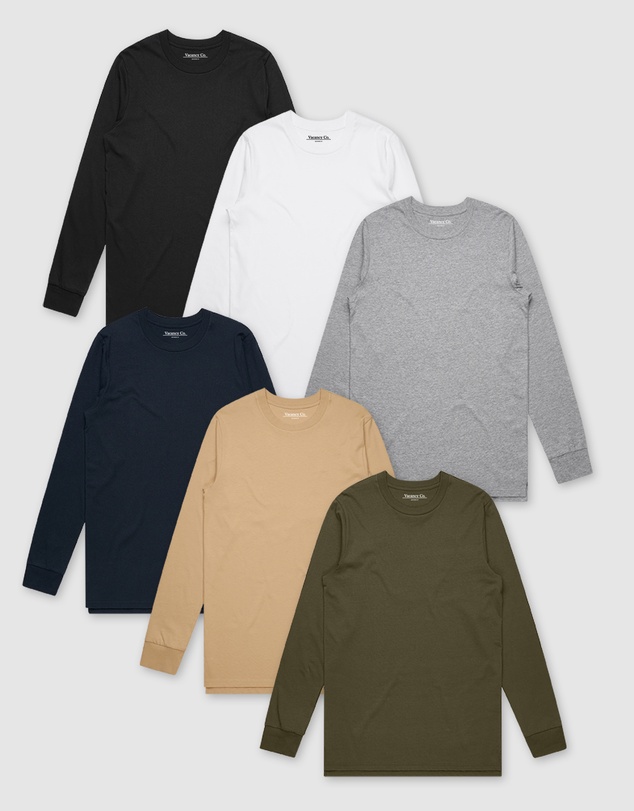Vacancy Co - 6-Pack Vacant Long Sleeve Tee