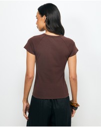 AERE - Organic Cotton Raglan T-Shirt