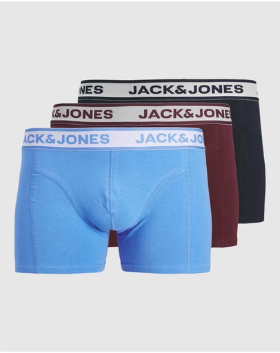 Jack & Jones - Nolan Solid Trunks 3-Pack