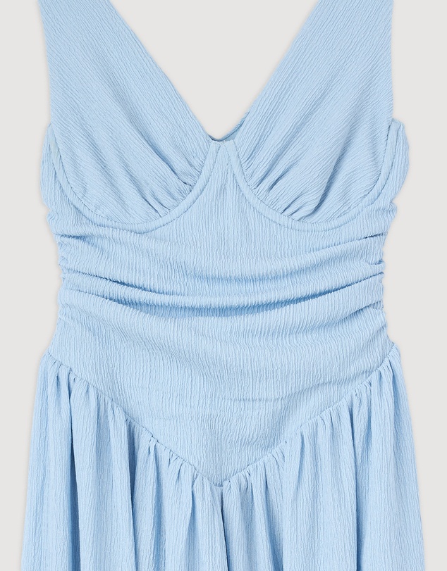 Revibe - Repaired Minima Esenciales Bhava Bustier Maxi Dress - AU 8