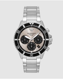 Emporio Armani - Silver Chronograph Watch