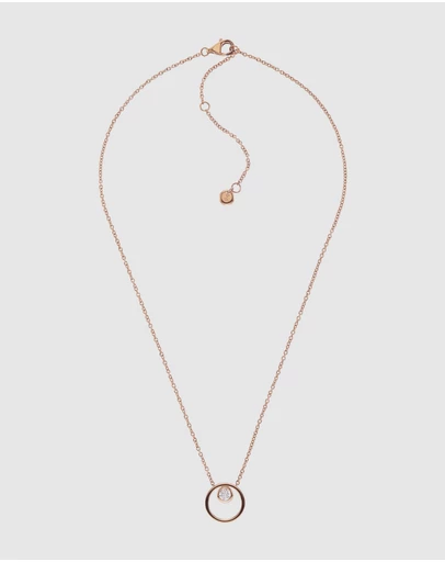 Skagen - Elin Rose Gold-Tone Necklace SKJ0850791