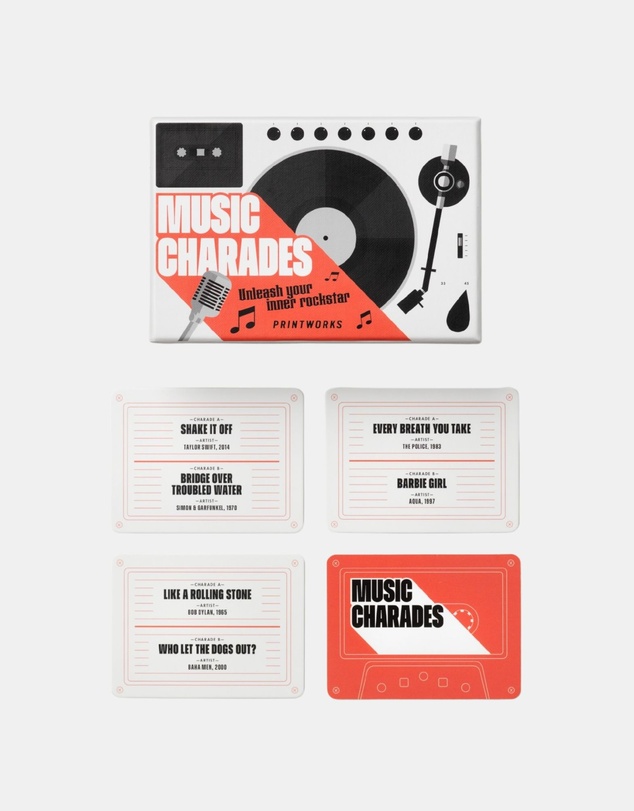 Printworks - Card Game Charades Music