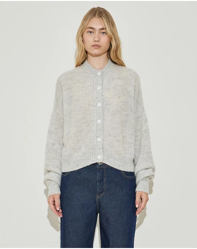 Maison Essentiele - Oversized Crew Neck Cardigan