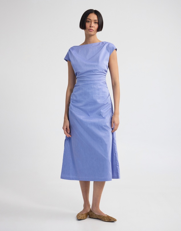 Oxford - Montana Stretch Boatneck Dress
