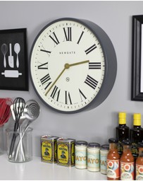 Newgate - Newgate Mr Butler Wall Clock Moonstone Grey