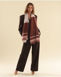 Morgan & Taylor - Eleanor Light-Weight Scarf in Brown