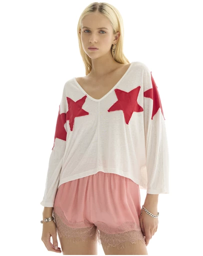 THE TALES - Star College Batwing Tee