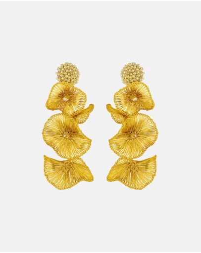 Stephanie Browne - Golden Poppy Earrings