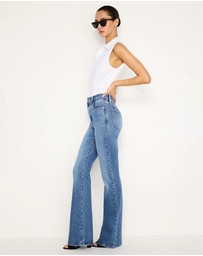 Good American - Soft Tech Good Classic Bootcut Jeans