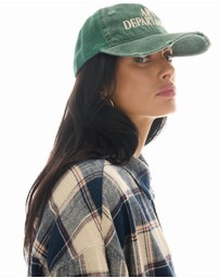 THE TALES - Destroyed Art Department Green Trucker Cap