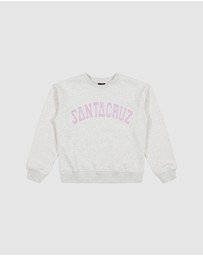 Santa Cruz - Collegiate Strip Front Sweater - Teens