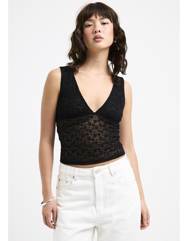 Alice In The Eve - Penelope Lace Scoop Top
