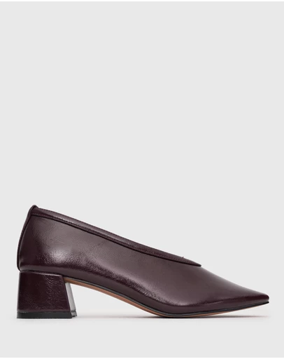 Betts - Alora Block Heel Ballet Pumps