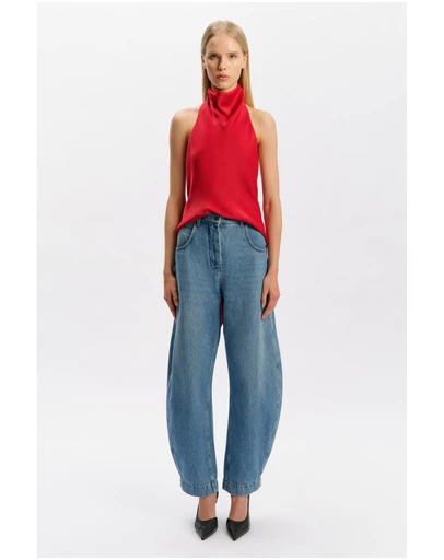 Bardot - Sunella High Neck Halter Top