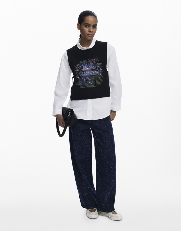 Desigual - 2-in-1 floral shirt