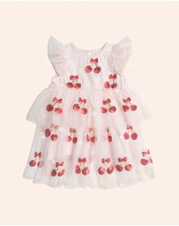 Huxbaby - Sequin Cherry Pie Tulle Dress - Babies