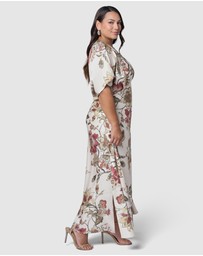 Pink Dusk by Curve Project - Want It All Maxi Dress