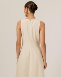 Tussah - Andy Square Neck Midi Dress