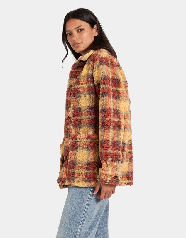 RVCA - Womens Nell Sherpa Fleece Jacket