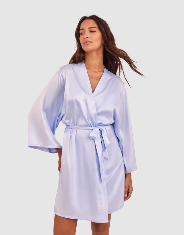 Bras N Things - Pippa Short Wrap - Light Blue