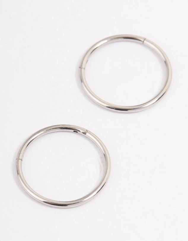Lovisa - Surgical Steel Fine Sleeper Earrings 10mm