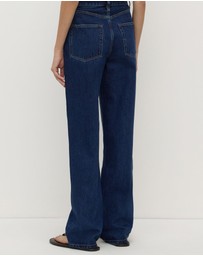 Assembly Label - High Rise Straight Jeans