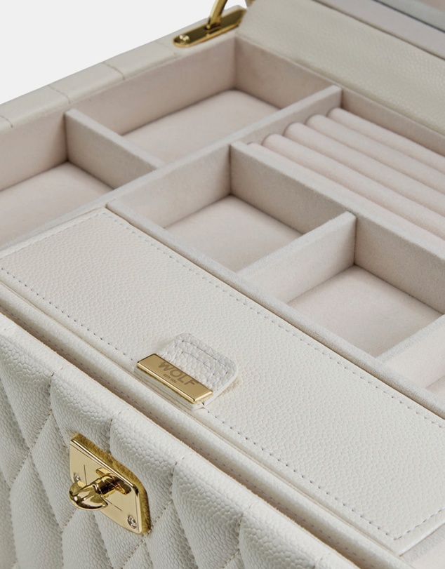 Wolf - WOLF Lauren Large jewellery Box Ivory